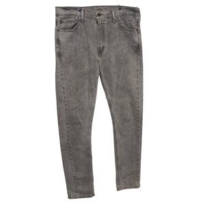 Levis 510 Skinny Fit Jeans Mens 36 X 32 Gray Stretch Denim Pants
